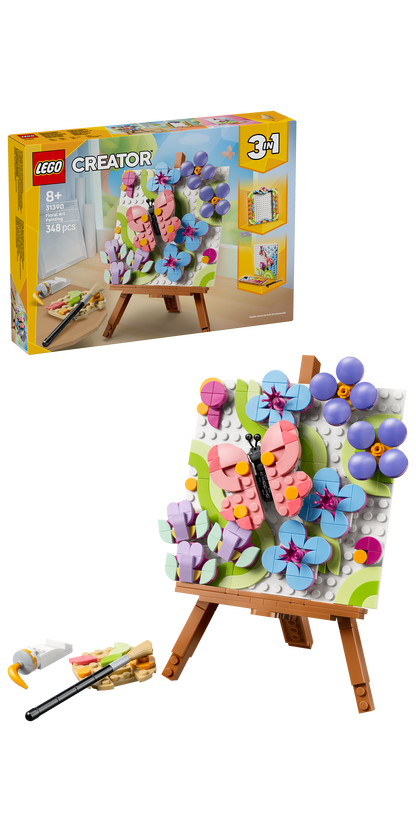 LEGO Floral Art Decor Painting 31390 Creator 3 in 1