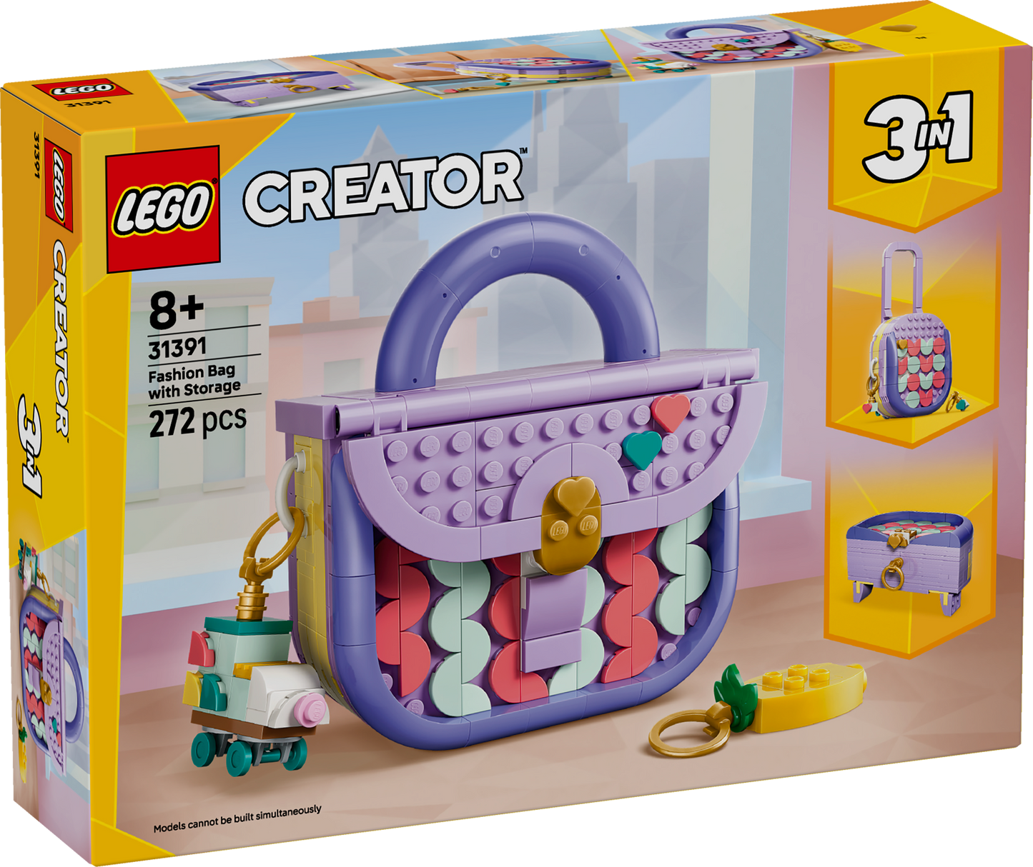 LEGO Fashion Bag with Storage 31391 Creator 3 in 1