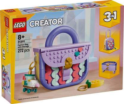 LEGO Fashion Bag with Storage 31391 Creator 3 in 1