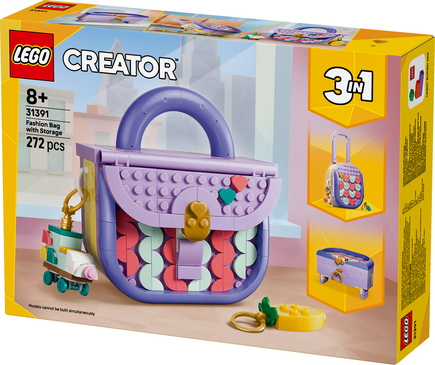LEGO Fashion Bag with Storage 31391 Creator 3 in 1