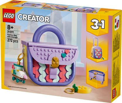 LEGO Fashion Bag with Storage 31391 Creator 3 in 1