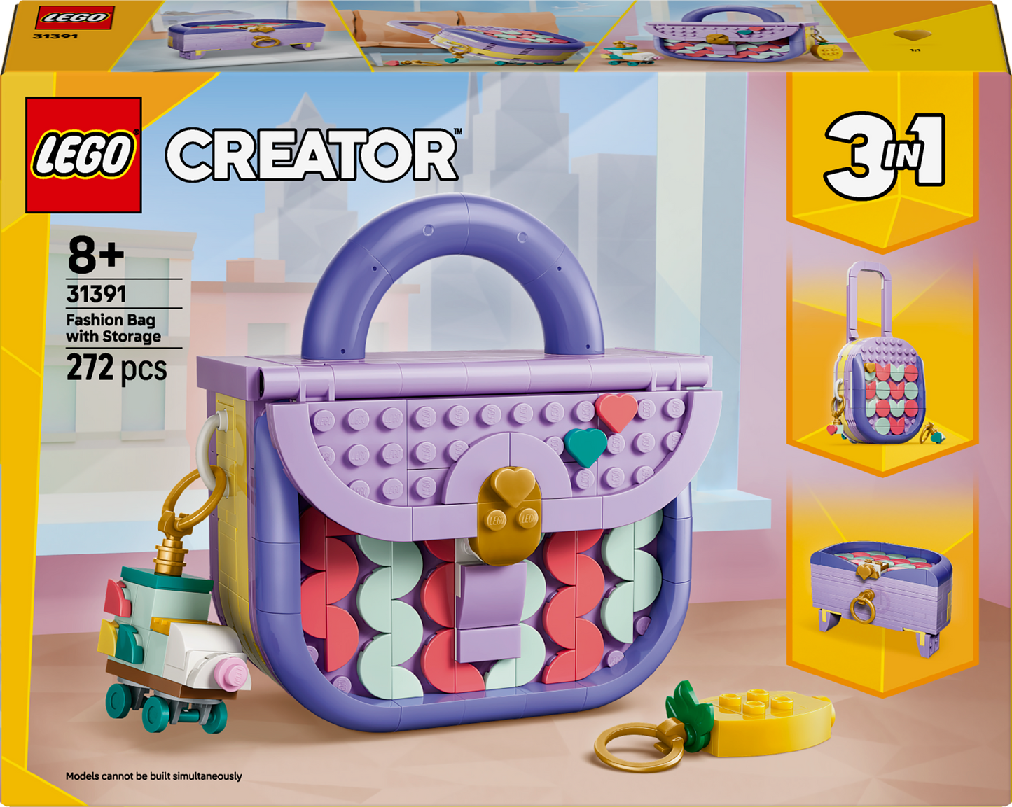 LEGO Fashion Bag with Storage 31391 Creator 3 in 1