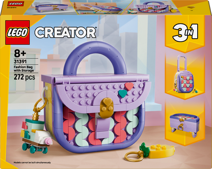 LEGO Fashion Bag with Storage 31391 Creator 3 in 1