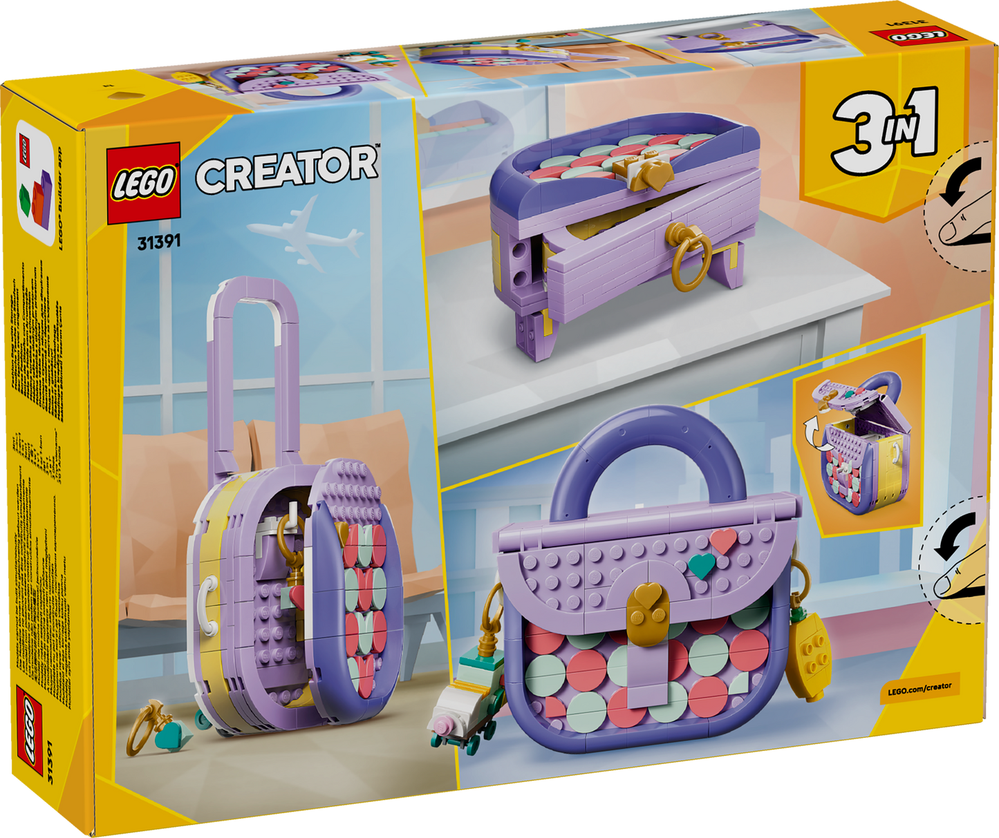 LEGO Fashion Bag with Storage 31391 Creator 3 in 1