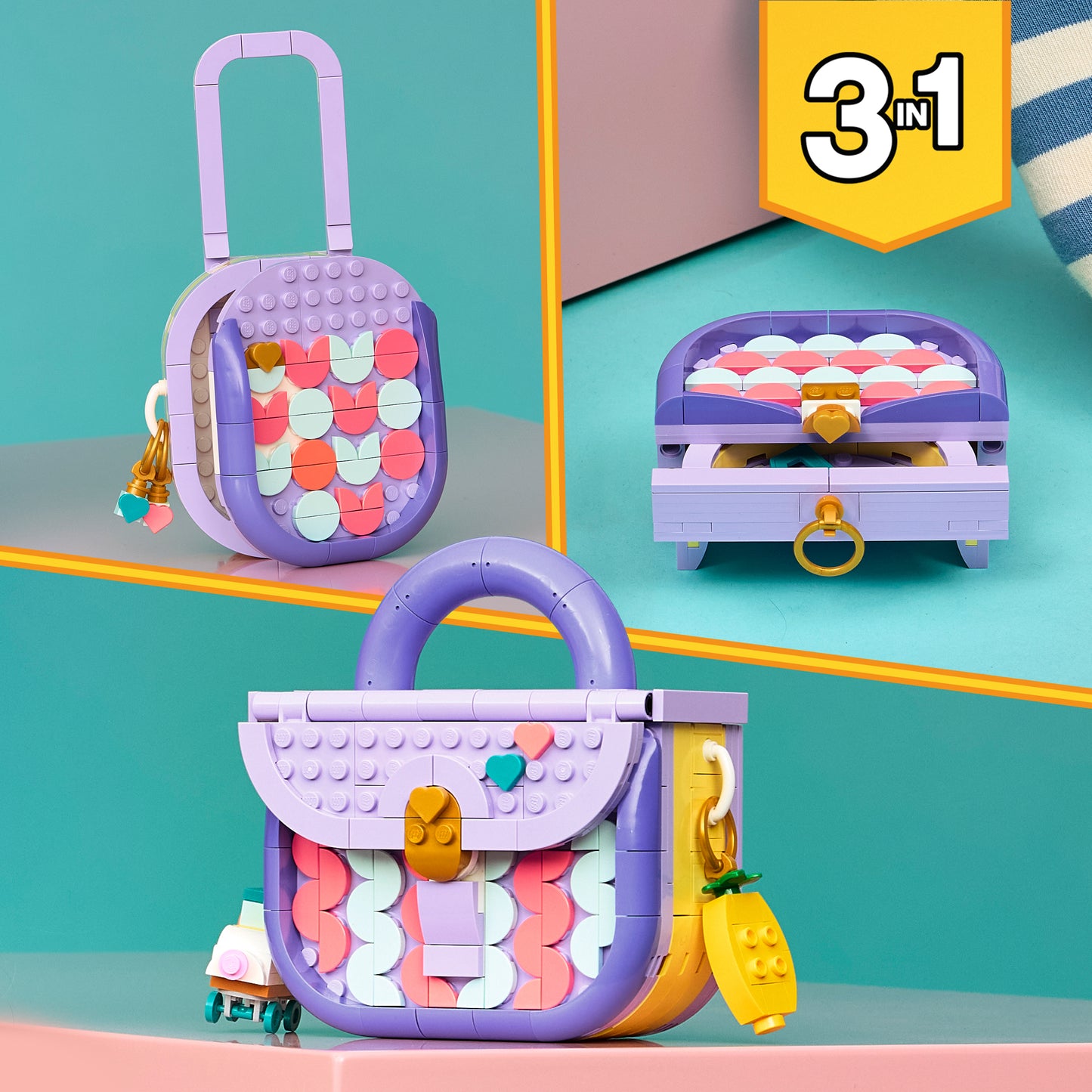 LEGO Fashion Bag with Storage 31391 Creator 3 in 1