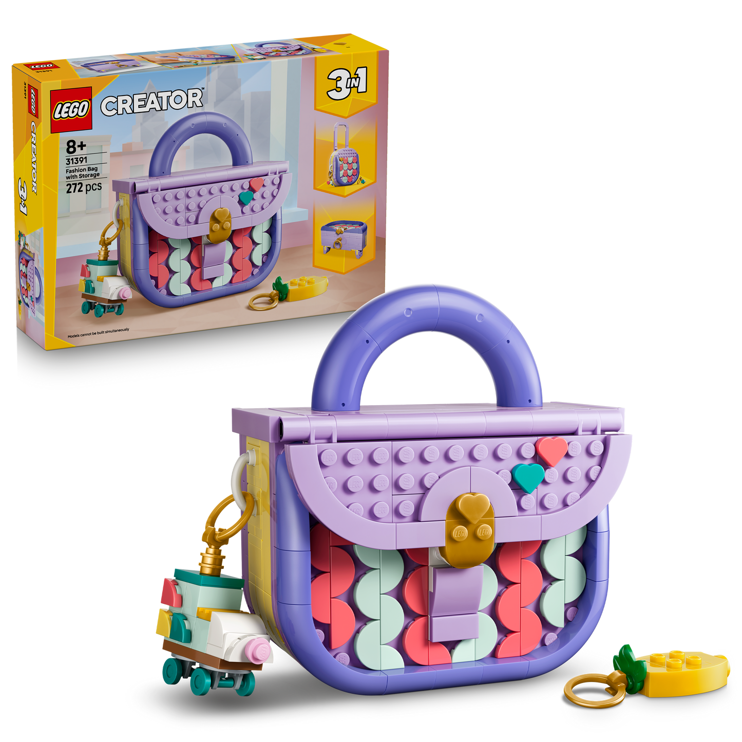 LEGO Fashion Bag with Storage 31391 Creator 3 in 1