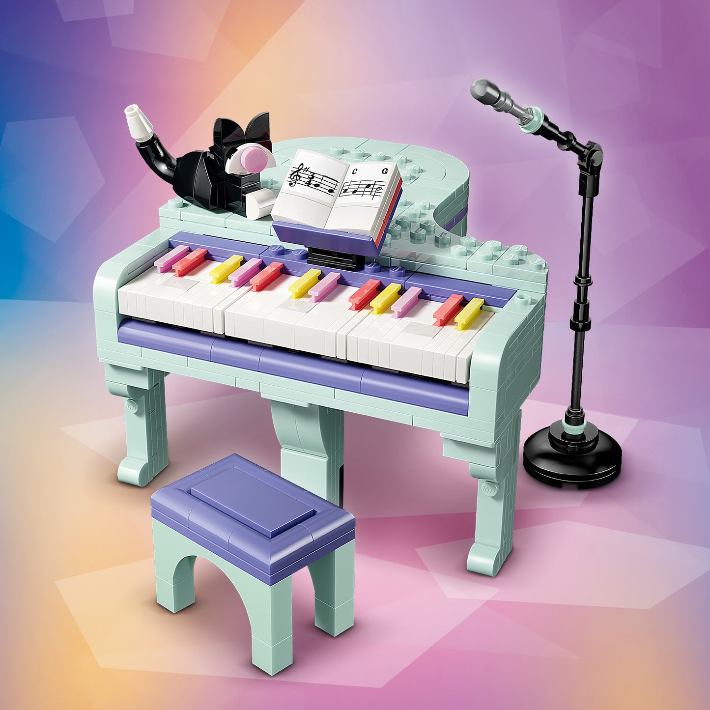 LEGO Music Decor Piano with Cat 31392 Creator 3 in 1