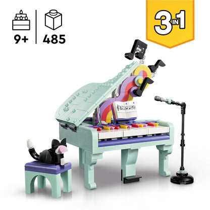 LEGO Music Decor Piano with Cat 31392 Creator 3 in 1