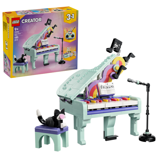 LEGO Music Decor Piano with Cat 31392 Creator 3 in 1