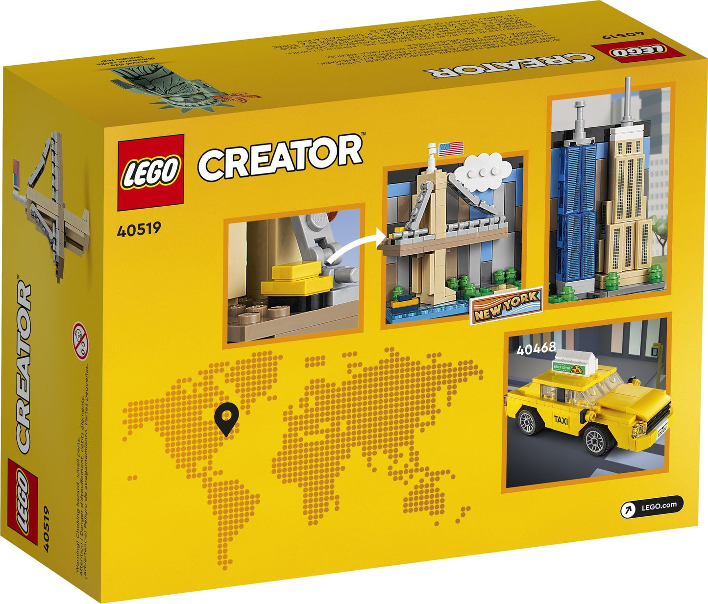 LEGO New York Postcard 40519 Postcards