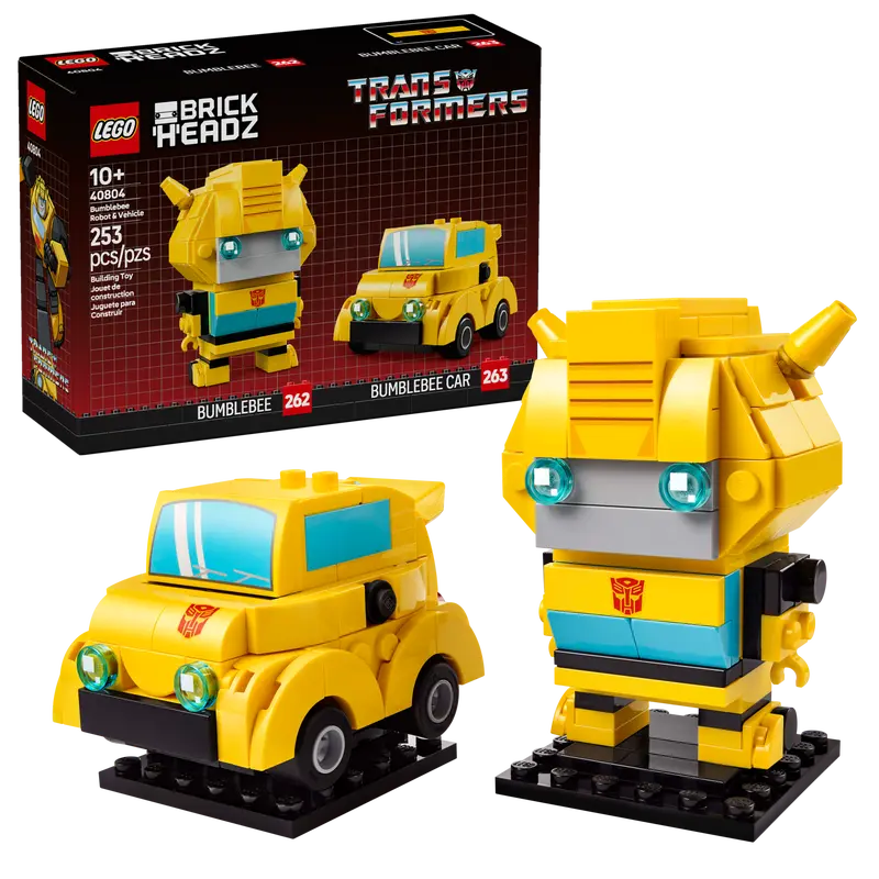 LEGO Bumblebee Robot & Vehicle 40804 Brickheadz