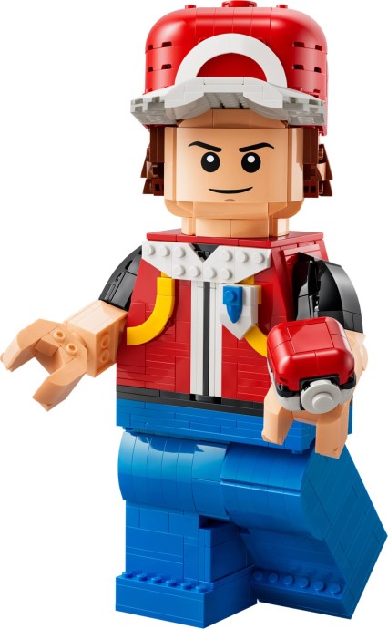 LEGO Up-Scaled Red Minifigure 40868 Pokémon