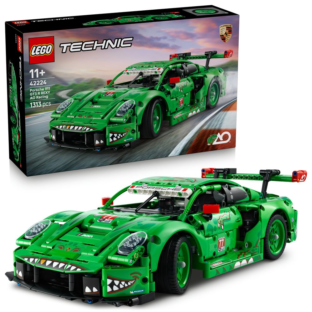 LEGO Porsche 911 GT3 R REXY AO Racing Car 42224 Technic