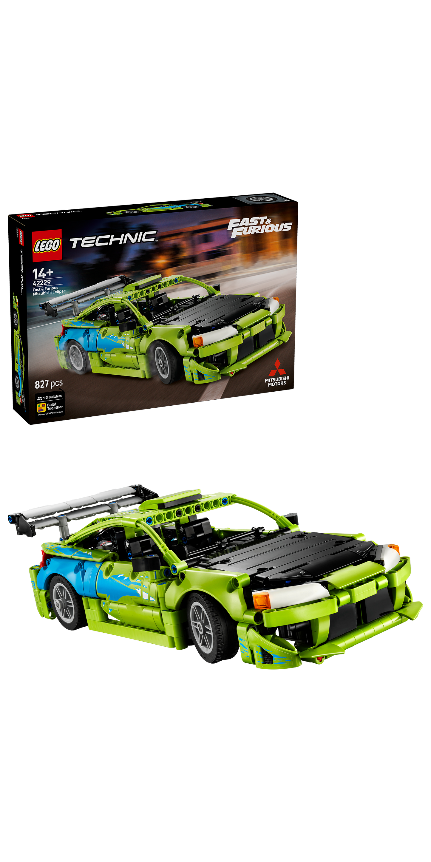LEGO Fast and Furious Mitsubishi Eclipse 42229 Technic
