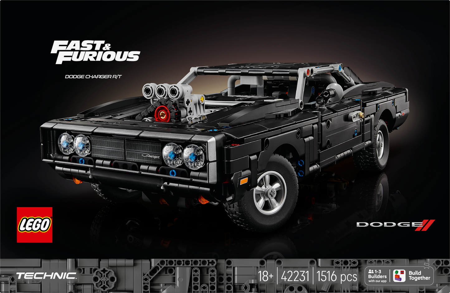 LEGO Fast & Furious Dodge Charger R/T 42231 Technic
