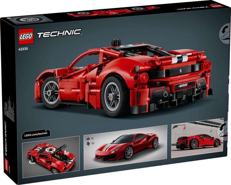 LEGO Ferrari 488 Pista 42235 Technic