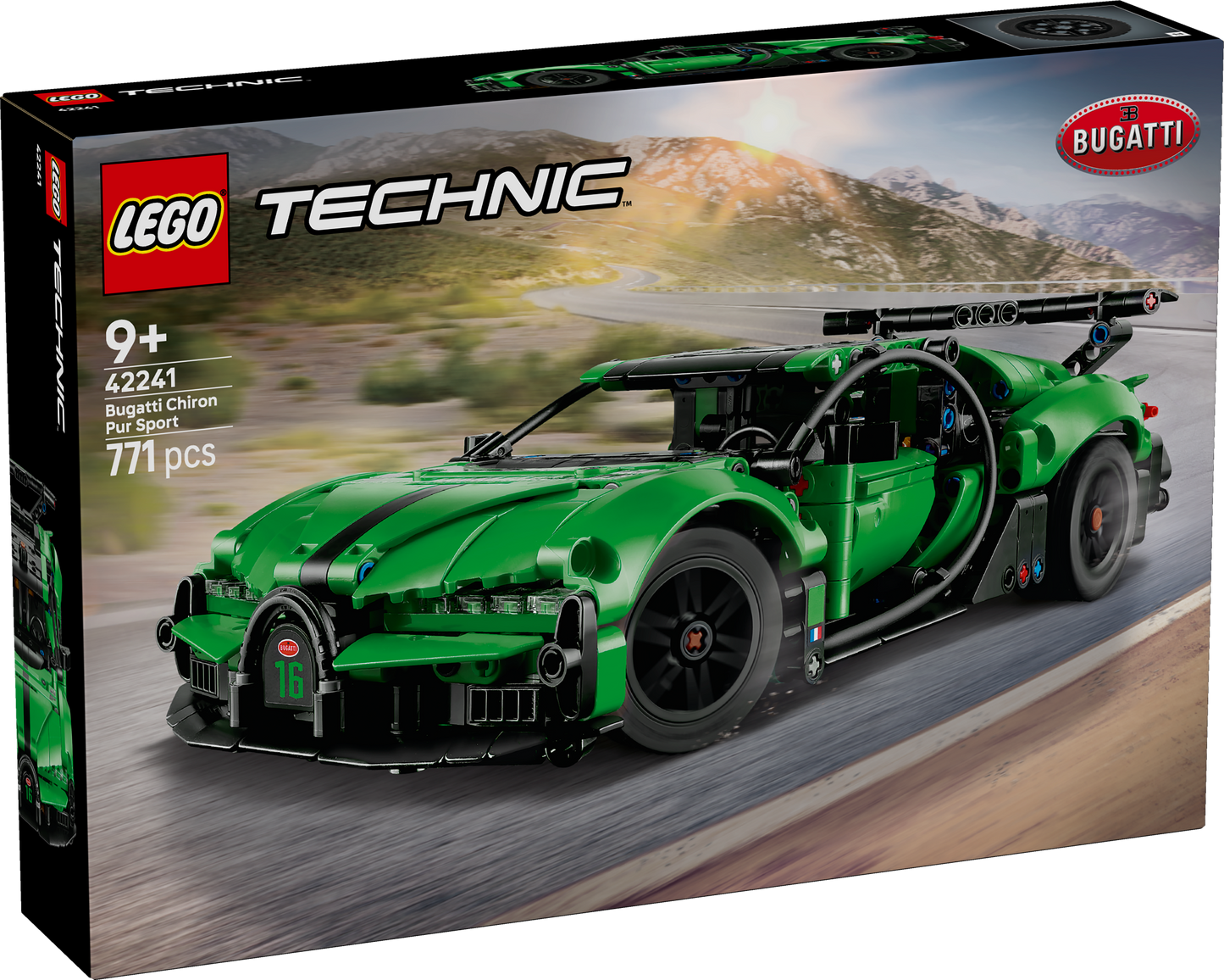 LEGO Bugatti Chiron Pur Sport Hypercar 42241 Technic
