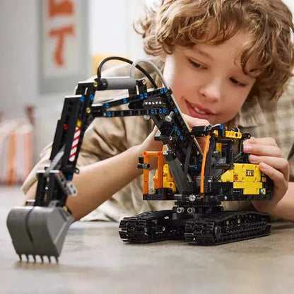 شاحنة ليغو فولفو FMX وEC230 آلة جراف كهربائية 42175 تكنيك