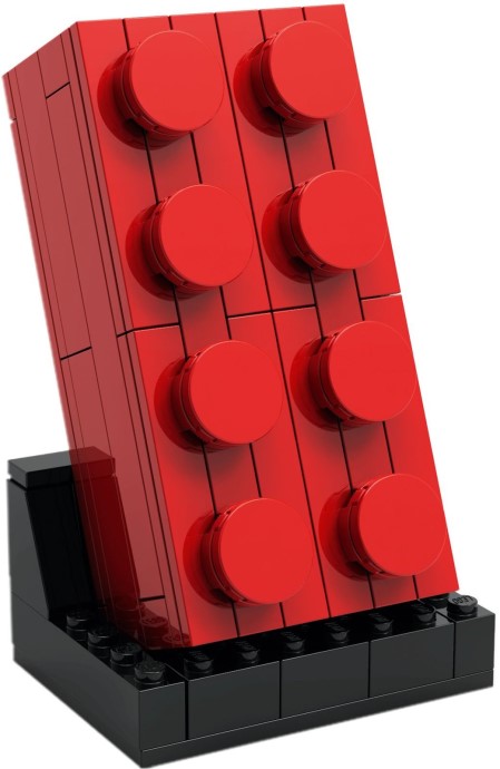 LEGO Buildable 2x4 Red Brick 5006085 Promotional