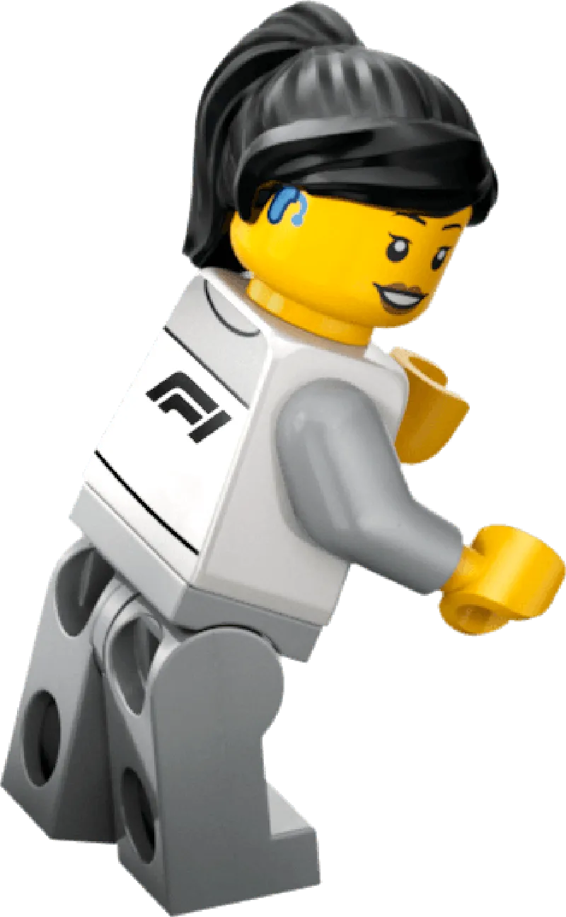 التقت LEGO Pitbox مع سيارة Mercedes AMG en Alpine F1 60444 City