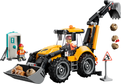 LEGO Yellow Backhoe Loader 60480 City
