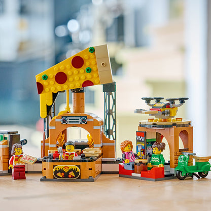 LEGO Pizza Delivery Experience with Vehicles 60496 City