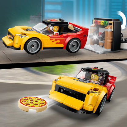 LEGO Pizza Delivery Experience with Vehicles 60496 City