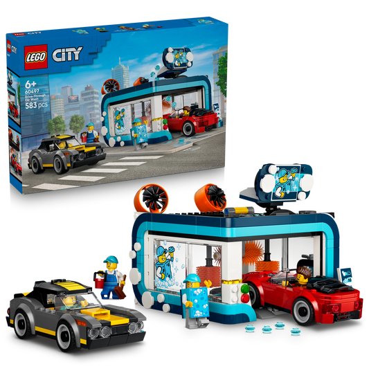 LEGO  Drive-Through Car Wash 60497 City