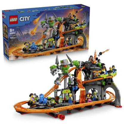 LEGO Lava Land Roller Coaster Park 60501 City