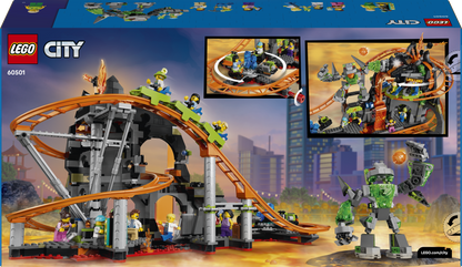 LEGO Lava Land Roller Coaster Park 60501 City