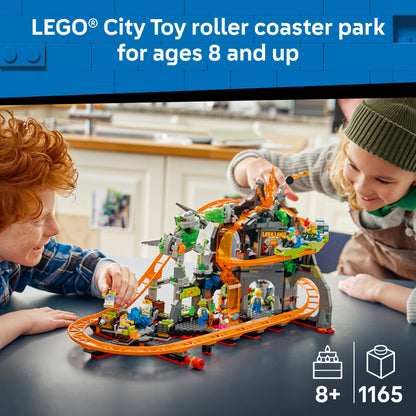 LEGO Lava Land Roller Coaster Park 60501 City