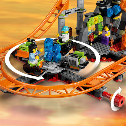 LEGO Lava Land Roller Coaster Park 60501 City