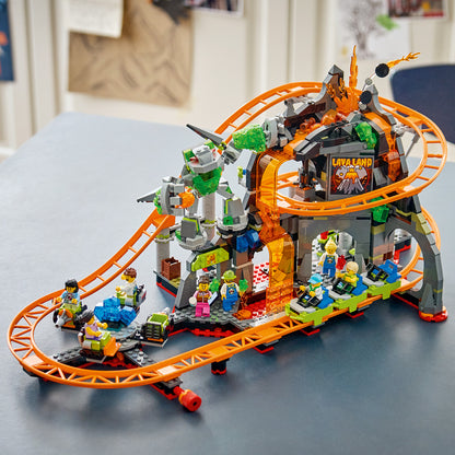 LEGO Lava Land Roller Coaster Park 60501 City