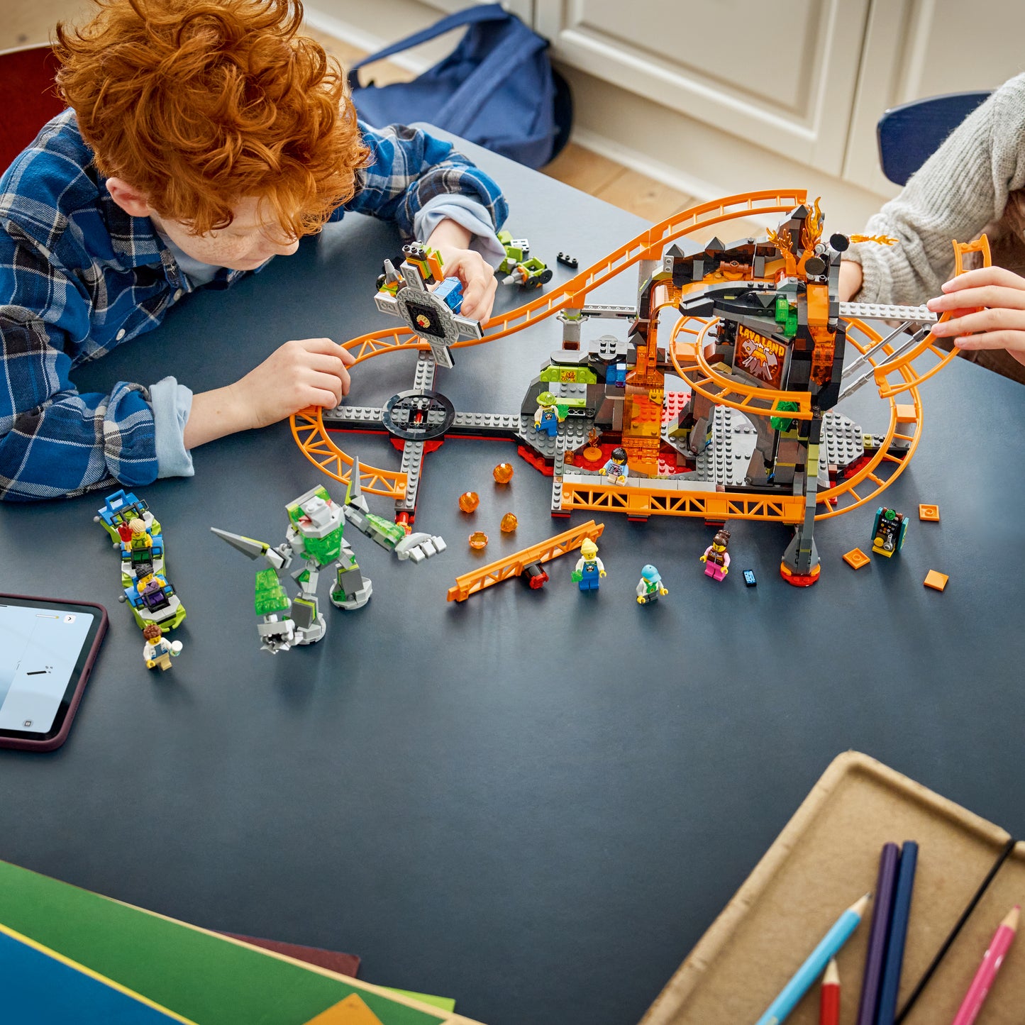 LEGO Lava Land Roller Coaster Park 60501 City
