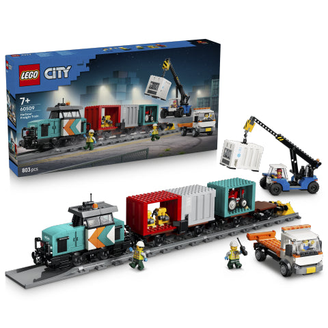 LEGO Harbour Freight Train with Crane & Truck 60509 City