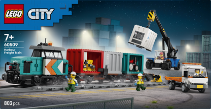 LEGO Harbour Freight Train with Crane & Truck 60509 City