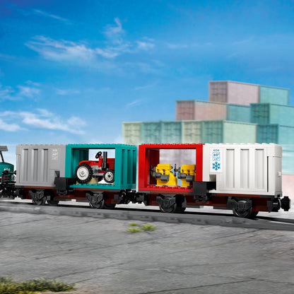 LEGO Harbour Freight Train with Crane & Truck 60509 City
