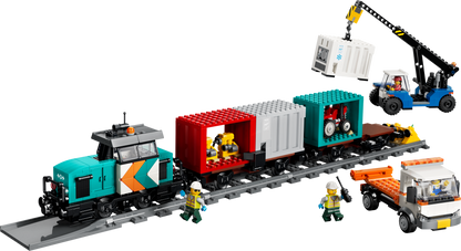 LEGO Harbour Freight Train with Crane & Truck 60509 City