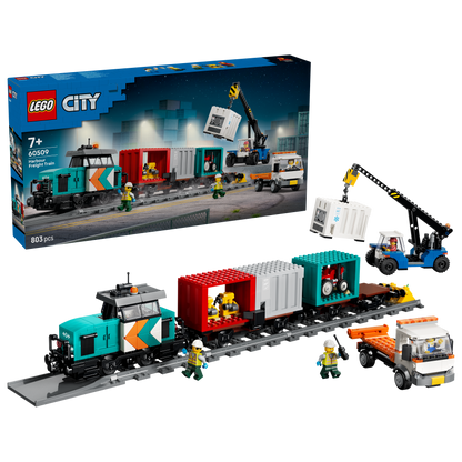 LEGO Harbour Freight Train with Crane & Truck 60509 City