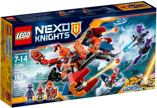 LEGO Macy's Bot Drop Dragon 70361 Nexo Knights - Season 4