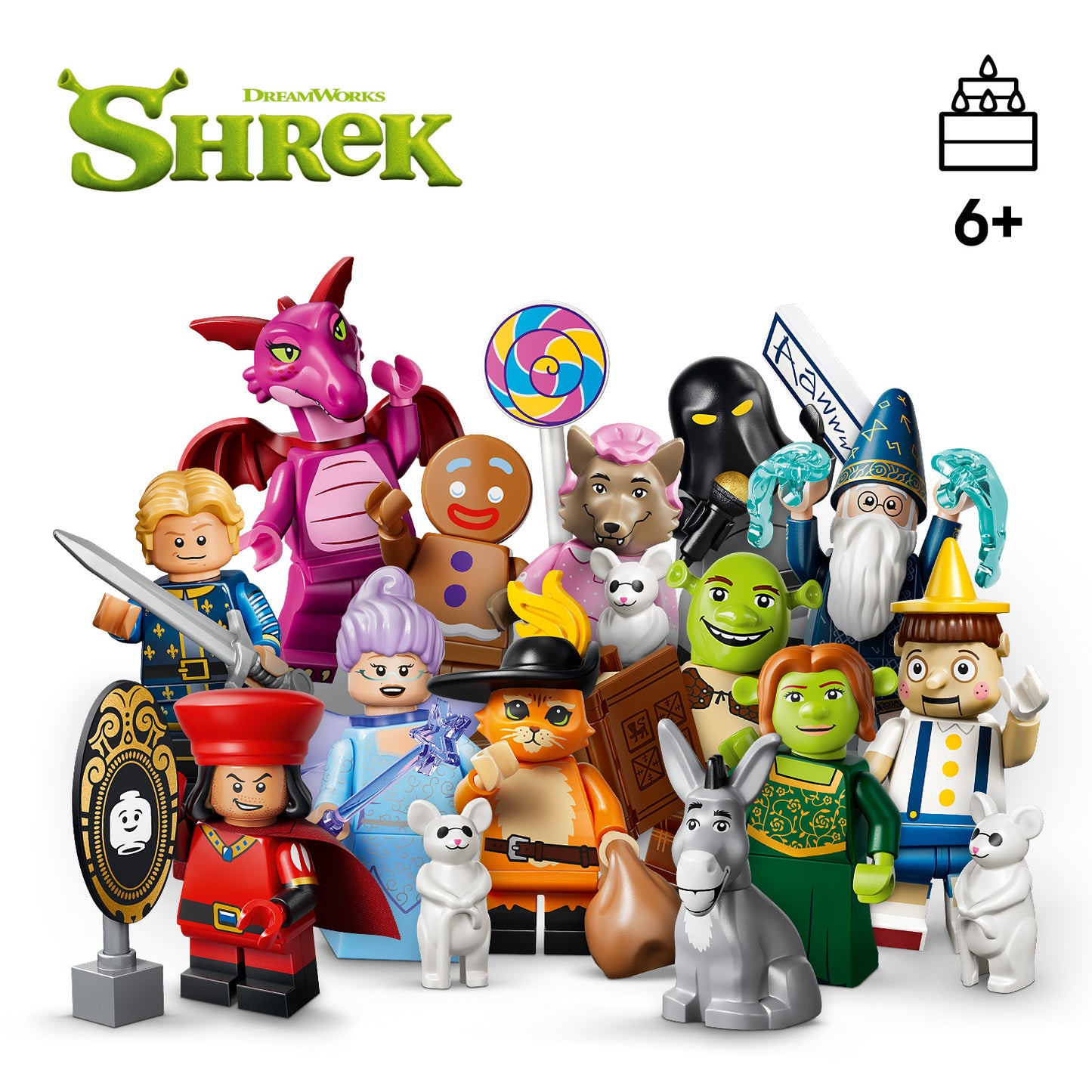 LEGO Shrek series 71053 Minifigures