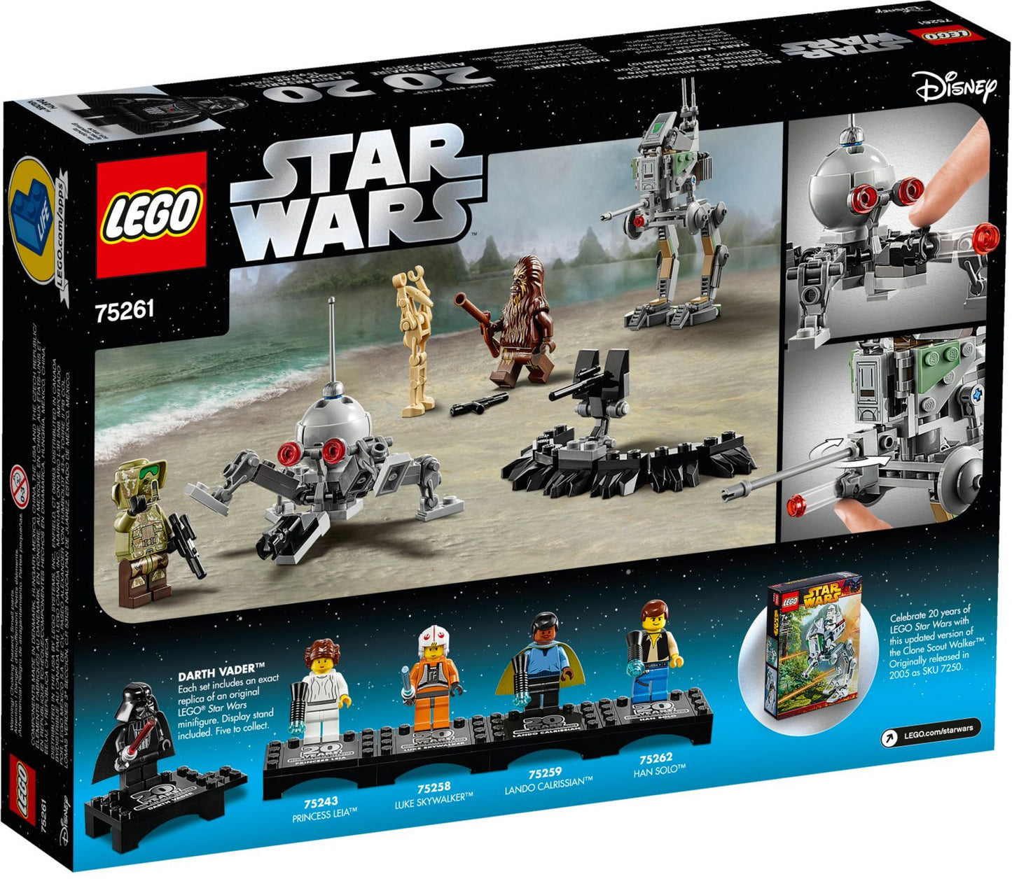 LEGO Clone Scout Walker – 20th Anniversary Edition 75261 StarWars