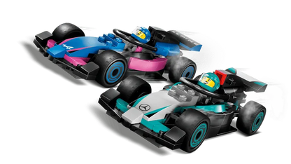 التقت LEGO Pitbox مع سيارة Mercedes AMG en Alpine F1 60444 City