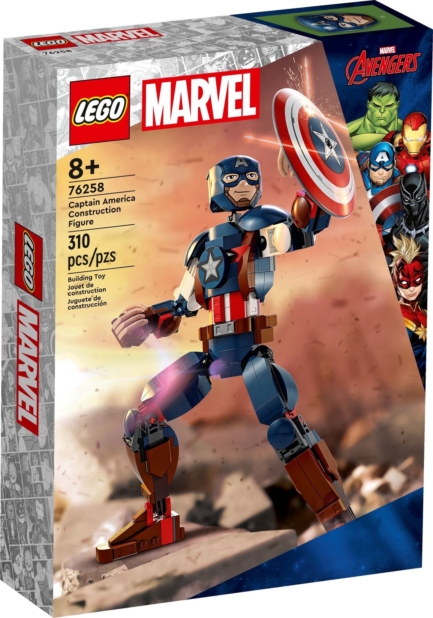 LEGO Captain America Construction Figure 76258 Superheroes
