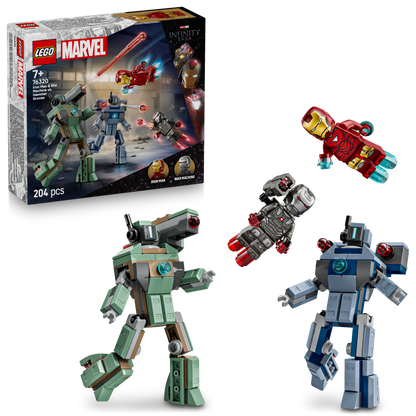 LEGO Iron Man en War Machine vs. Hammer Drones 76320 الأبطال الخارقين (طلب مسبق: أغسطس)