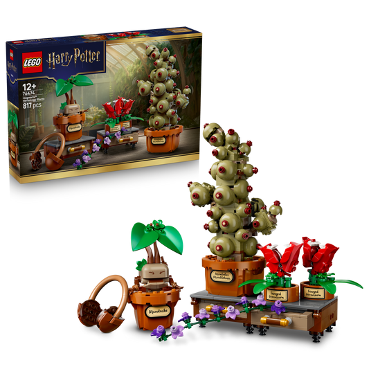LEGO Hogwarts Courtyard Plants 76474 Harry Potter
