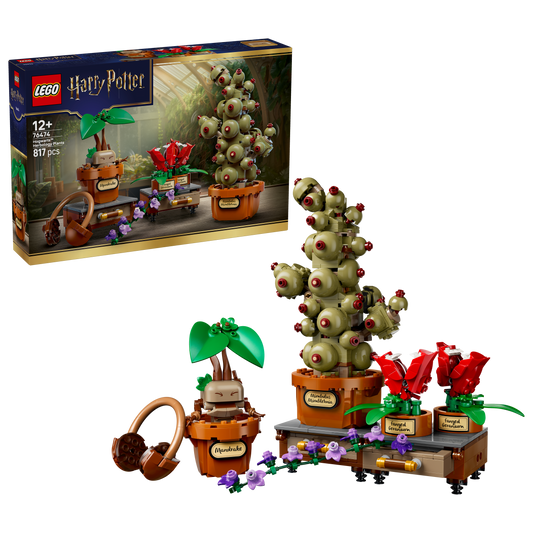 LEGO Hogwarts Courtyard Plants 76474 Harry Potter