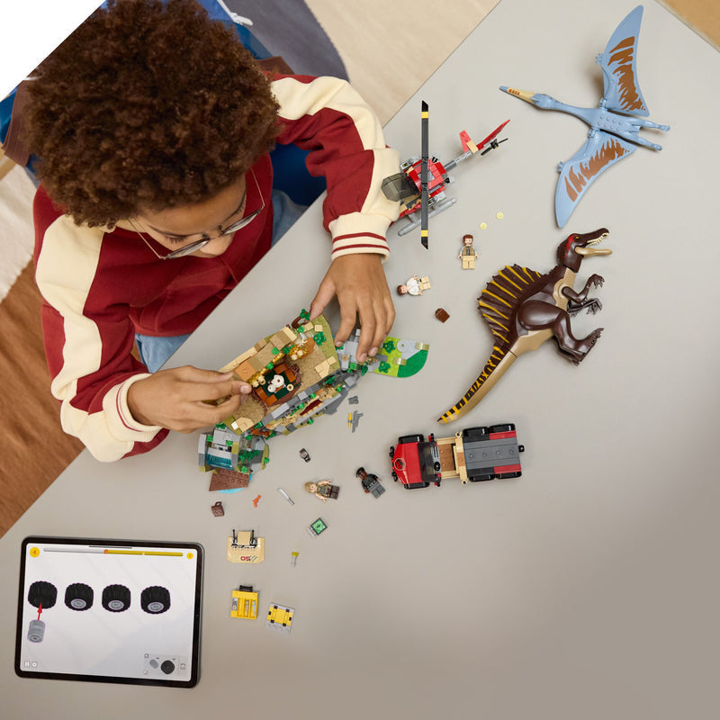 ليغو سبينوصور وكيتزالكوتلس لوكتميسي 76976 العالم الجوراسي