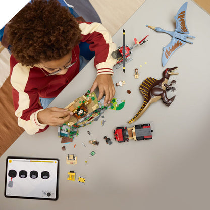 ليغو سبينوصور وكيتزالكوتلس لوكتميسي 76976 العالم الجوراسي