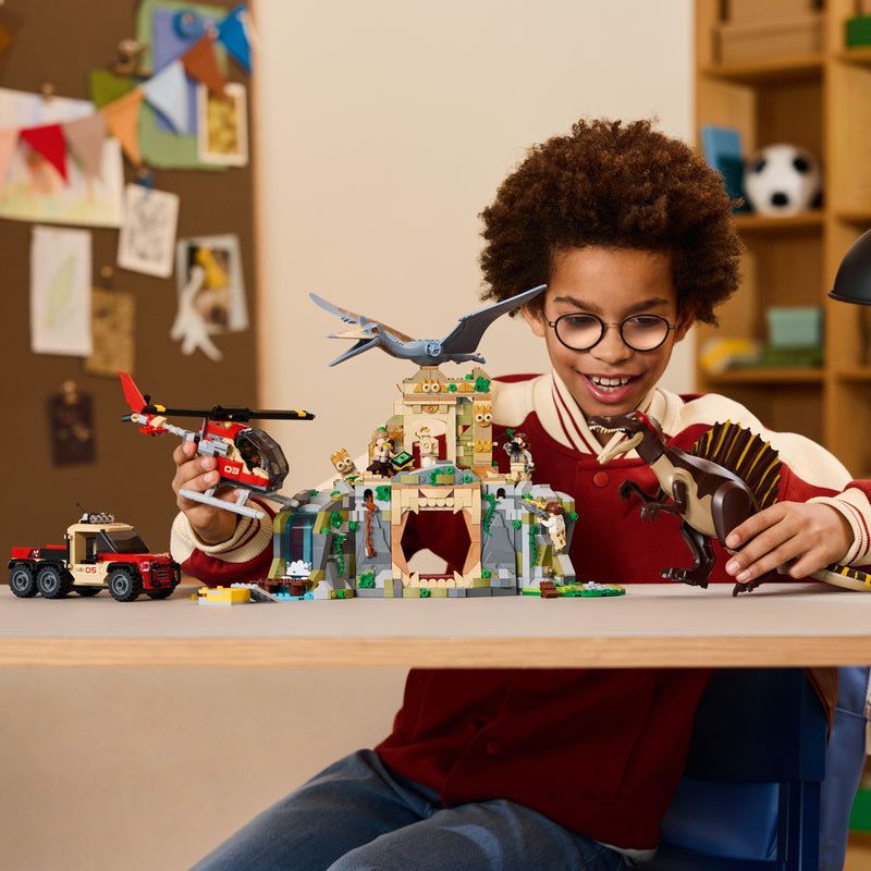 ليغو سبينوصور وكيتزالكوتلس لوكتميسي 76976 العالم الجوراسي